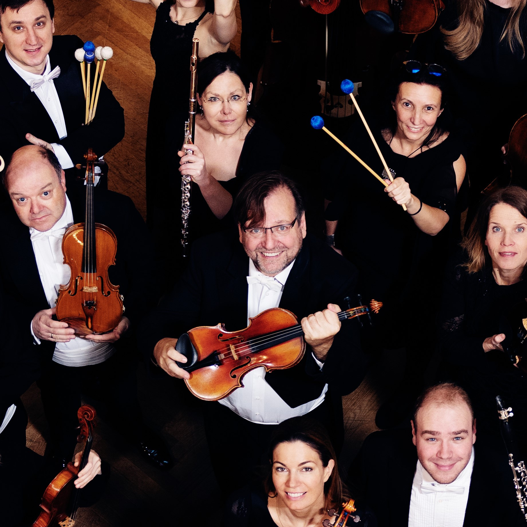 Ausschnitt des Gruppenbilds des Wiener Concert-Vereins mit Fokus auf Franz Michael Fischer